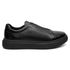 Tênis Casual Urban em Couro Legítimo Preto 53003