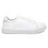 Tênis Casual Edgy em Couro Legítimo Branco 53013
