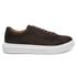 Tênis Casual Edgy em Couro Legítimo Dark Brown 53013