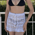 Short Tricô Branco 