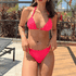Conjunto Canelado Rosa Neon