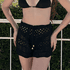 Short Tricô Preto