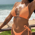 conjunto biquini fio Mônaco laranja 