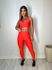 Conjunto Calça Top Alça Vermelho Apple
