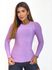 Blusa Poliamida Manga Longa Lilás