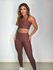 Conjunto Calça Top Joy Marrom