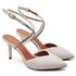 8958 Scarpin Salto Médio Napa Off White