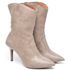 9113 Bota Texas Cano Médio Salto Fino Médio Napa Destroyed Taupe
