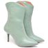 9113 Bota Texas Cano Médio Salto Fino Médio Napa Esmeralda