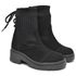 9314 Bota Coturno Cano Médio Nobuck/Knitted Preto