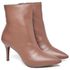 9101 Bota Cano Curto Salto Fino Médio Napa Caramelo