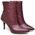 9101 Bota Cano Curto Salto Fino Médio Napa Marsala
