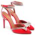 7947 Scarpin Salto Alto com Strass Napa Vermelho