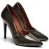 Scarpin Salto Alto Estrelar Preto