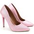 Scarpin Salto Alto Gliter Glamour Rose