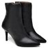 9101 Bota Cano Curto Salto Fino Médio Napa Preto