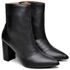 9501 Bota Cano Curto Salto Grosso Médio Napa Preto