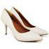 Scarpin Salto Médio Napa Off White