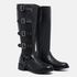 Bota Biker Feminina Larissa Preta