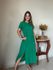 Vestido Claudia Verde Bandeira