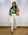 Blusa Nayara Estampada Verde