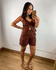 Conjunto Maylene Marrom