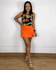 Short Saia Alfaiataria Laranja