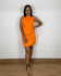 Vestido Alfaiataria Laranja 