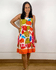 Vestido Elóa Estampado Branco