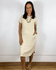 Vestido Juliana Areia