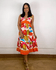 Vestido Taila Estampado Branco