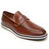 Sapato Casual Masculino London em Couro Sola Branca Luxuoso 