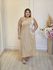 VESTIDO BELLA FLOR NULA MANGA NUDE