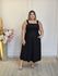 VESTIDO ALÇA LINHO PRETO 