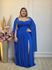 VESTIDO DE FESTA LONGO GLAMOUR AZUL ROYAL