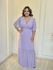 VESTIDO ELLEGANCE EM TULE LAVANDA BRILHO