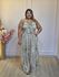 VESTIDO ZOE BEGE/VERDE