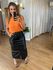 SAIA COURO ECO MIDI IZA - PRETO
