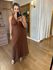 VESTIDO - MARROM