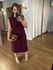 VESTIDO MALHA DE ALGODÃO MUSCLE - MARSALA 