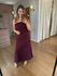 VESTIDO MALHA DE ALGODÃO UM OMBRO SÓ - MARSALA 