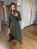 VESTIDO LINDA - VERDE MILITAR 