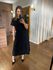 CONJUNTO EM MALHA MOLETINHO LUANA - PRETO 