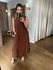 VESTIDO MARILIA - MARROM 
