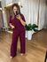 CONJUNTO EM MALHA MOLETINHO - SOFI - MARSALA 