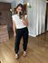 BLUSA COM SPIKE 100% ALGODÃO - OFF