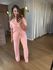 CONJUNTO CALÇA MOLETINHO SILVIA - ROSA CANDY 