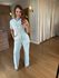 CONJUNTO CALÇA MOLETINHO SILVIA - AZUL CANDY 