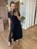 VESTIDO FENDA - PRETO