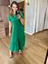 VESTIDO ALICE MALHA ALGODÃO - VERDE BANDEIRA